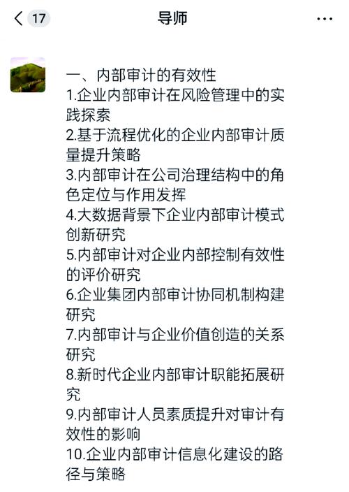 信息化浪潮下的审计革新之旅—我的毕业课题探索之旅